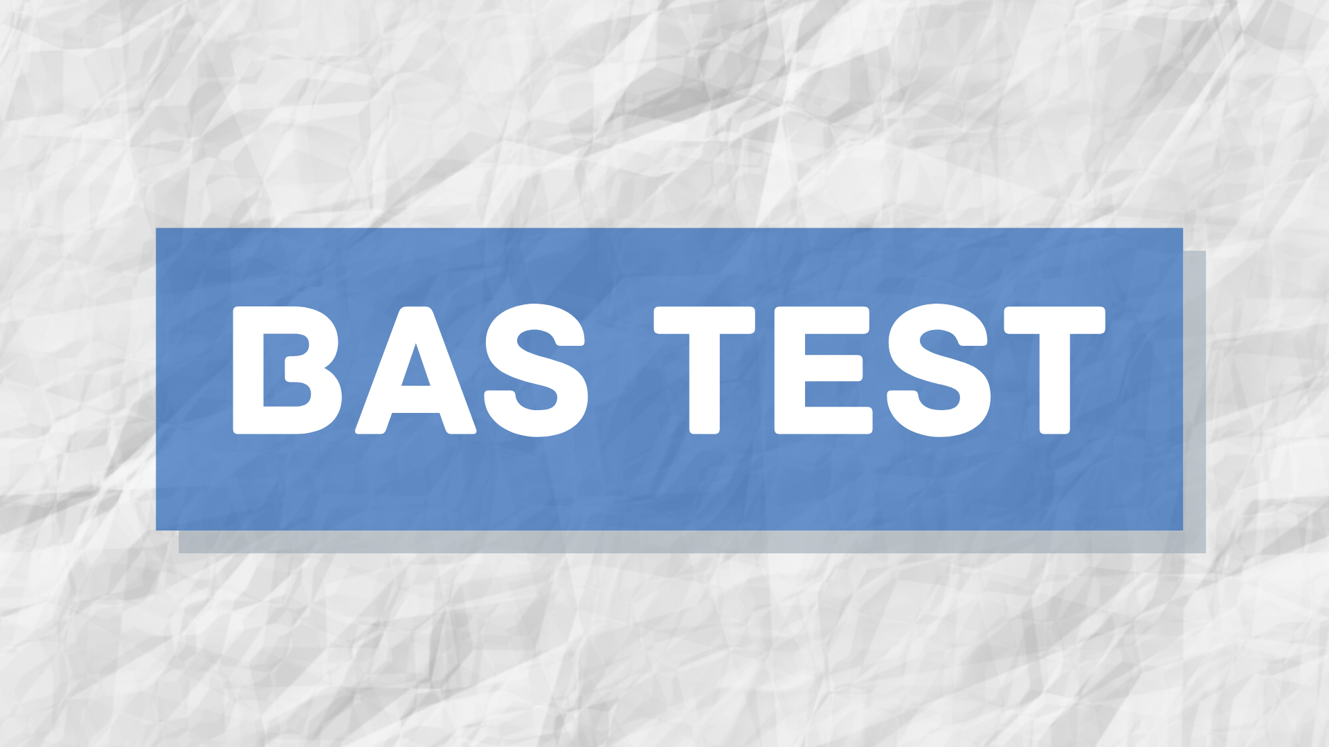 BUS TEST